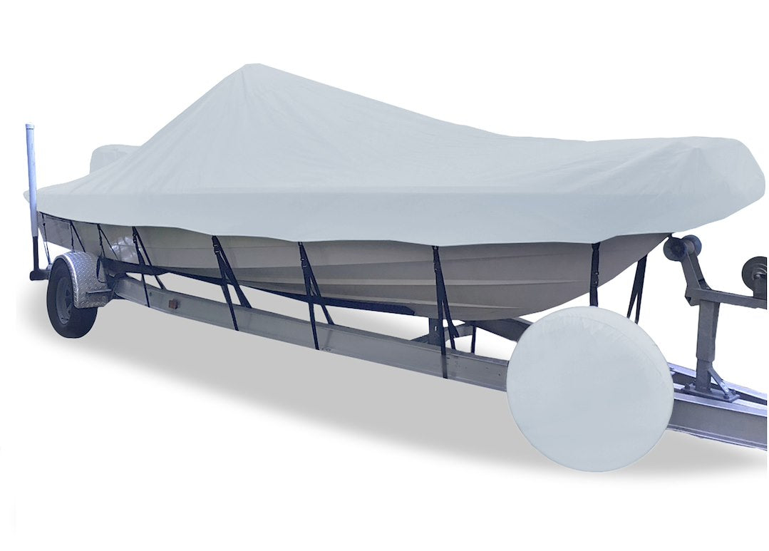 CARVER BOAT COVER  SKIFF-18  PG GRAY [71218P-10]