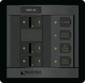 Blue Sea Panel 360 120vac 2pos W/Main Fr [1214-BSS]