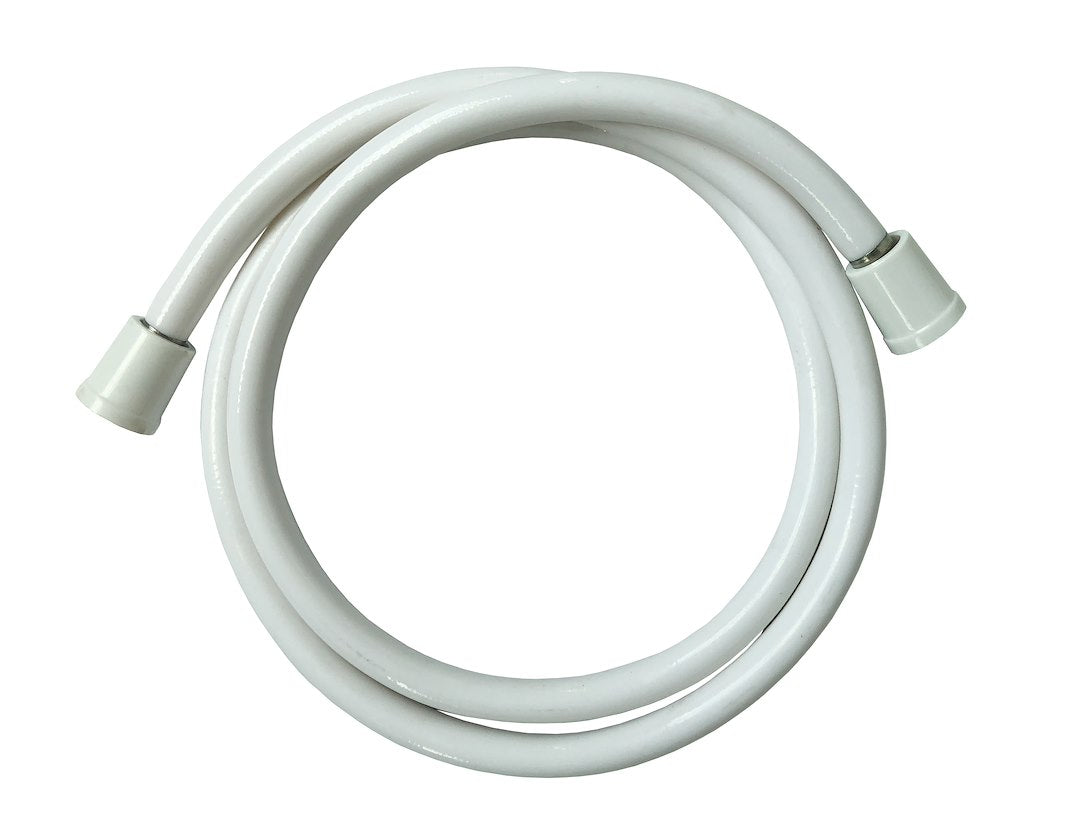 EMPIRE FAUCE 1-FUNCTION 60'  VINYL SHWER HSE WHT [CRD-U-HS60W]