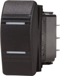 BLUE SEA SWITCH CONTURA DPDT ON-OFF-ON BLK [8286-BSS]