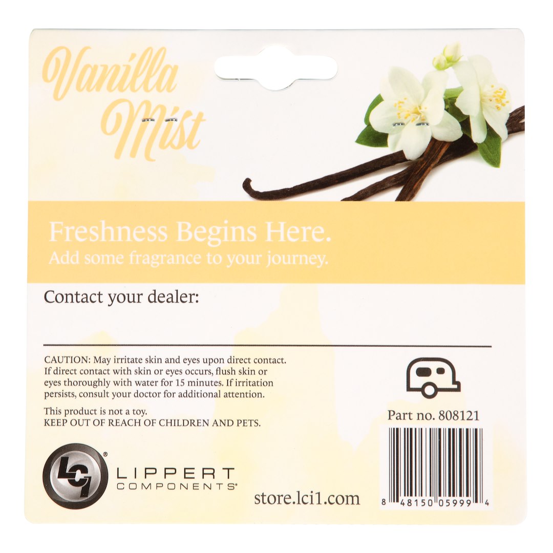 LIPPERT COMP RV AIR FRESHENER - VANILLA MIST (TR [808121]