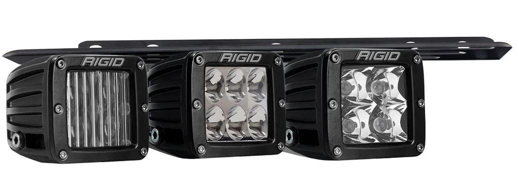 RIGID IND 2021+ FORD RAPTOR TRIPLE FOG KIT [46738]