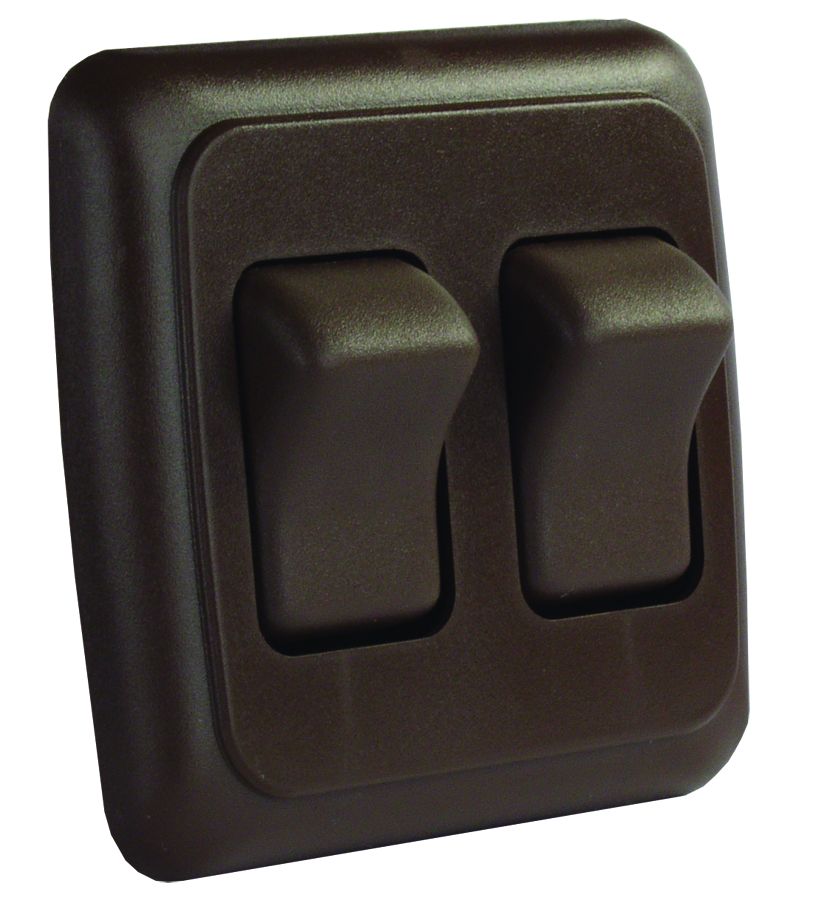 JR Products DBL on-Off Sw Assy  Br [12145]