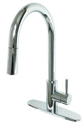 EMPIRE FAUCE METAL KITCHEN PULLDOWN FAUCET  BULL [SL4000CH-A]