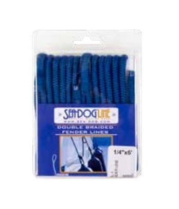 SEA DOG DOUBLE BRAIDED FENDER LINE 1/4 [302106006BL-1]