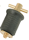 WHITECAP IND 1-1/4' BRASS BAILER PLUG-SCREW TYPE [S-0294C]