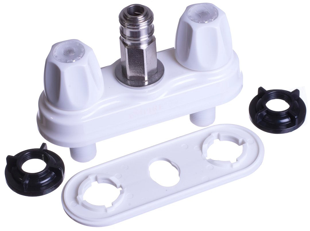 B&B MOLDERS FAUCET 4' CENTER W 1/2' QUICK [94140]