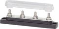 BLUE SEA BUSBAR 4 X 1/4IN-20 COMMON BUS W/CV [2307-BSS]