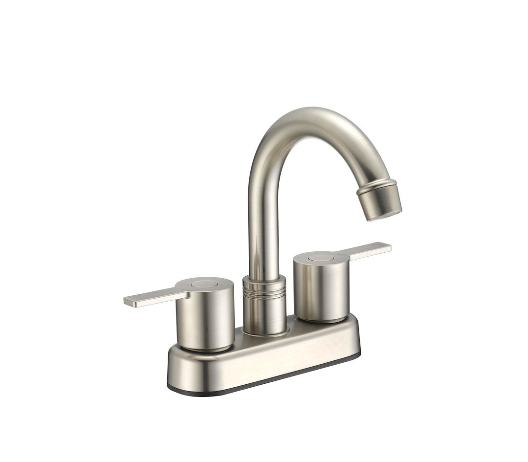 DURA FAUCET MODERN ARC SPOUT RV BAR FAUCET - BR [DF-PB155M-SN]
