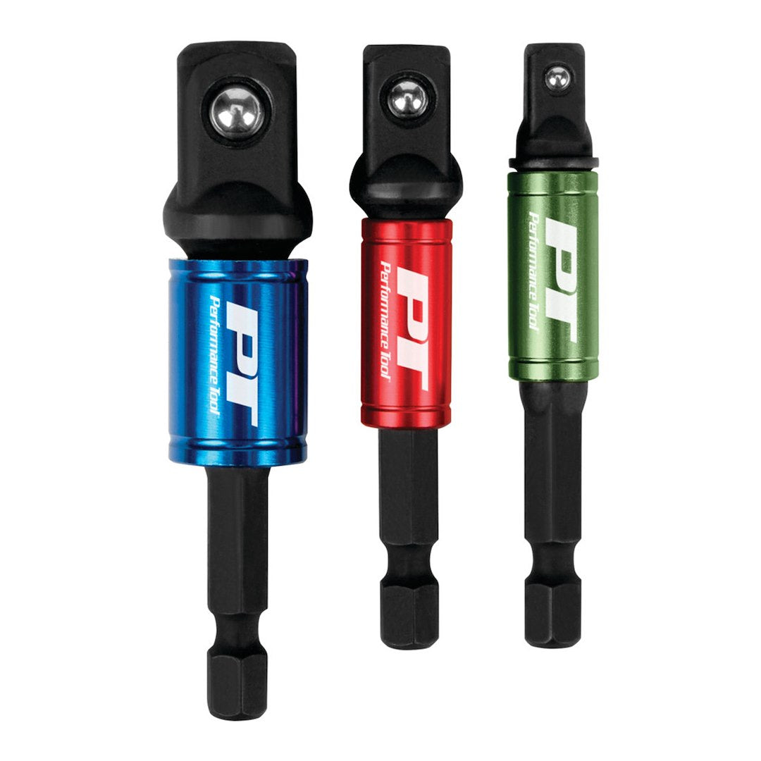 PERFORM TOOL 3PC 2-1/2' SOCKET ADAPTER SET [W9035]