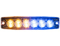 BUYERS PROD LIGHT STROBE 5-1/8IN 6-LED AMBER/BL [8892208]