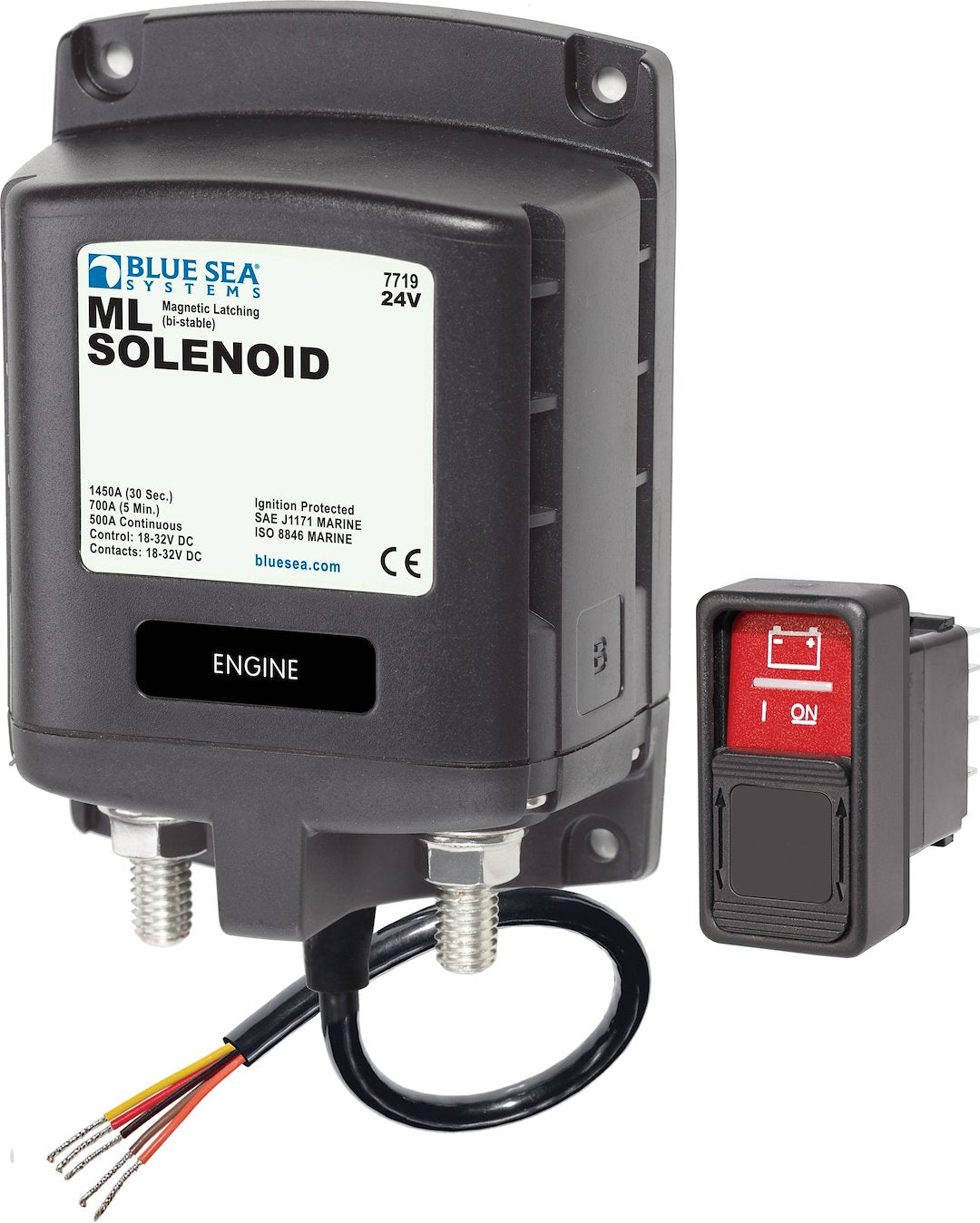 BLUE SEA SOLENOID ML 24V [7719-BSS]