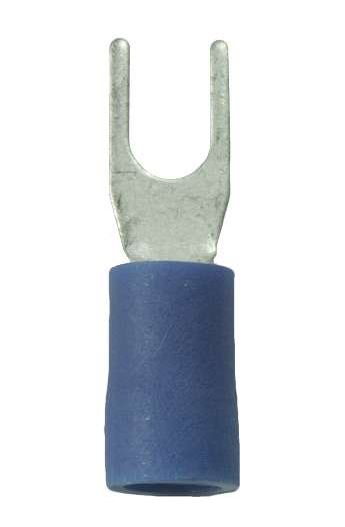 WIRTHCO 16-14AWG #6  FRK TERM-100PC BAG [80409]