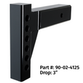 EQUALIZER 2-1/2' RECEIVER T-SHANK 3' DROP/7' [90-02-4125]