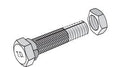 TIE DOWN SLOTTED BOLT & NUT 8PK [59135]