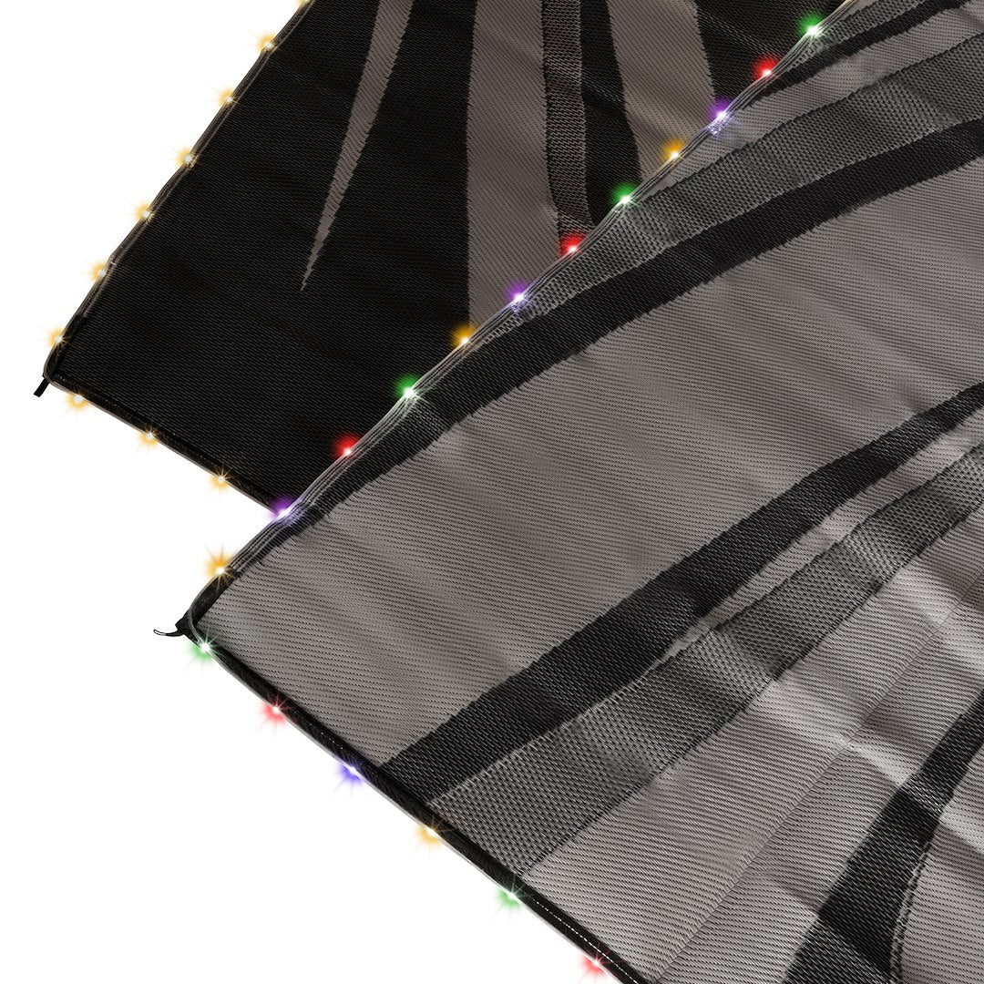 FAULKNER MAT LED MOD SWISH BLACK/GREY 9 X 12 [53024]