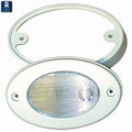T-H MARINE WHITE OVAL COURTESY LED W/ MNT RING [OCL-2K-DP]