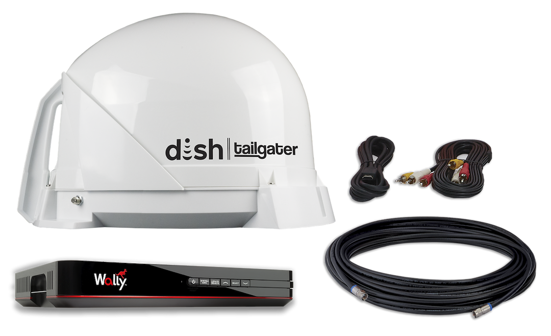 KING DISH TAILGATOR BUNDLE W/WALLY [DT4450]
