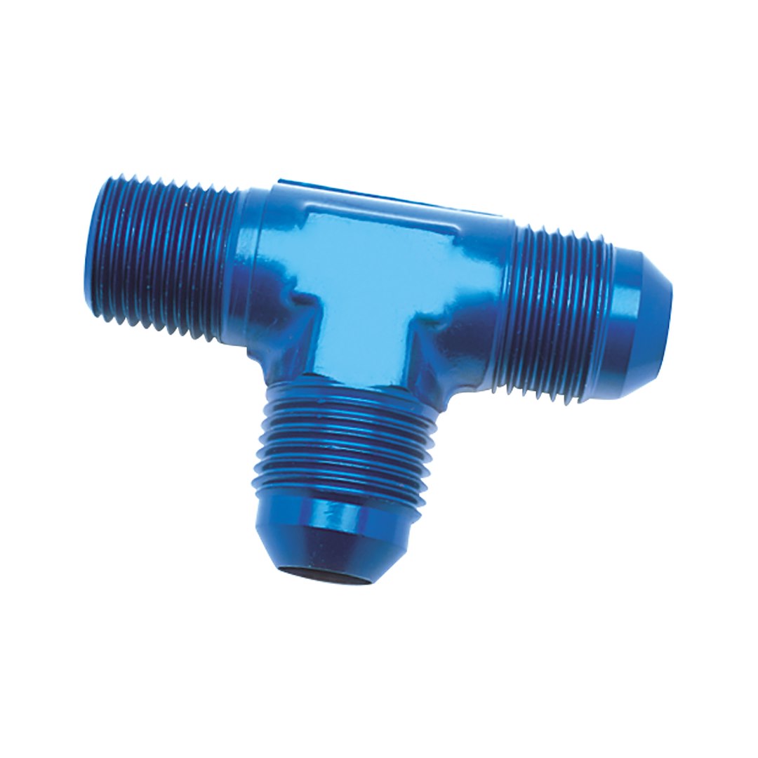 SPEEDFX -8ANX3/8 NPTF BK FL TO PIPE RUN TEE [560826BK]