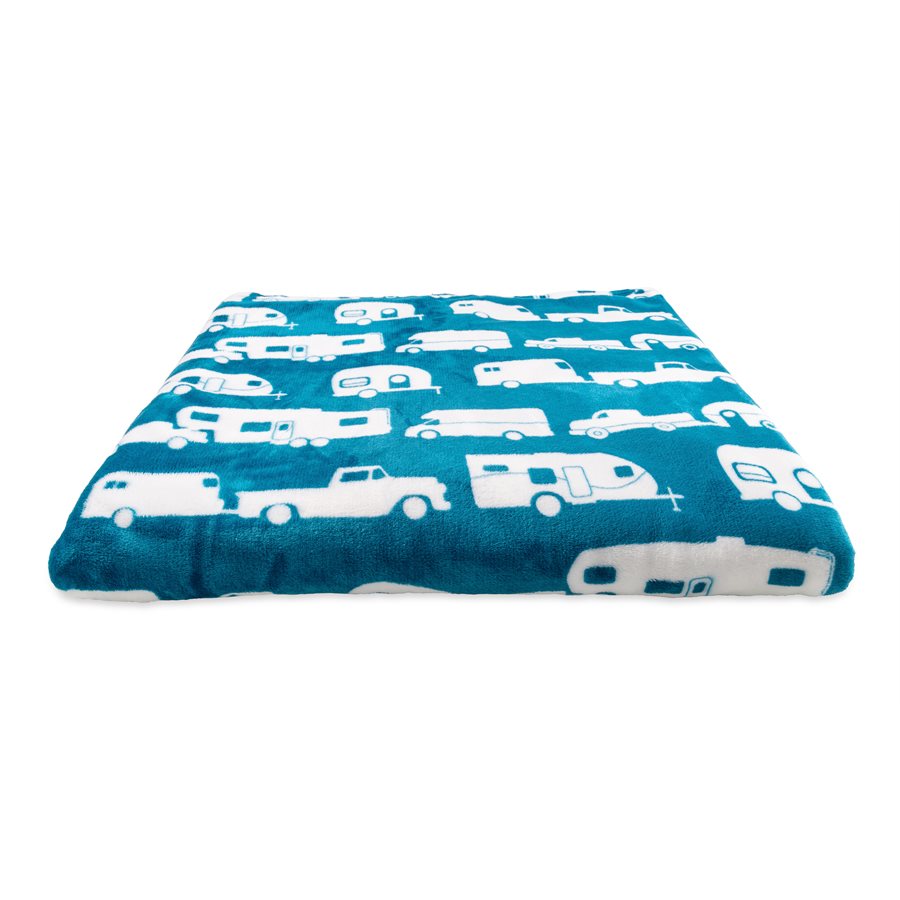 CAMCO LIBATC - FLEECE BLANKET  BLUE  QUEE [53440]