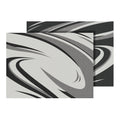FAULKNER MAT MOD SWISH BLACK/GREY 9 X 12 [53008S]