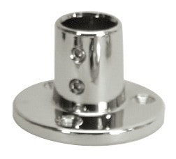 WHITECAP IND C.P. ZAMAC 7/8' - 90O ROUND BASE [S-1468C]