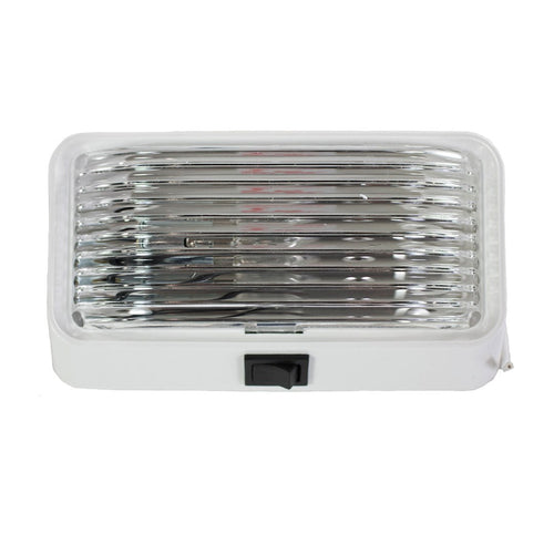ARCON PORCH LIGHT WHT-CLR-SW CD/1 [18104]