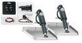 Lenco 12inx12in Edge Mount Trim Tab Kit 12v With Standard Switch