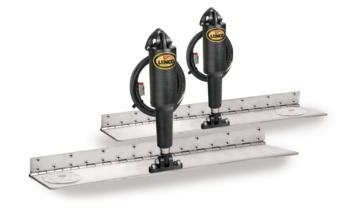 Lenco 4inx18in Hybrid Trim Tab Kit 12V