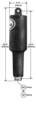 Lenco 2 1/4in Stroke XDS Actuator 5/16in X 3/8in 12v