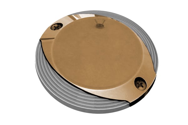 Lumitec Scallop Pathway Light Spectrum Cool White 10-30vDC Bronze