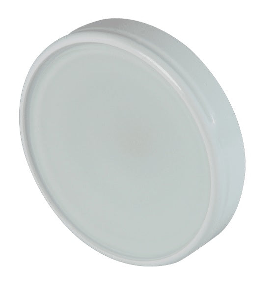 Lumitec Halo Flush Mount 5k White LED Down Light White Housing