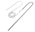 Maxwell 10ft of 1/4in HT Chain Splice to 300ft of 1/2in Nylon Brait
