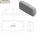 Navpod GP2040-22 SystemPod for Raymarine Es95/97/98 & AXIOM PRO 9