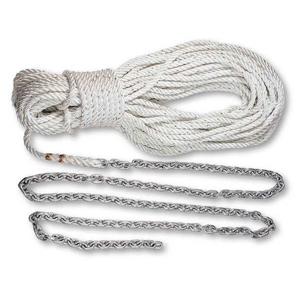 Powerwinch P10295 Anchor Rode 300ft 1/2in Line 15ft 1/4in Chain