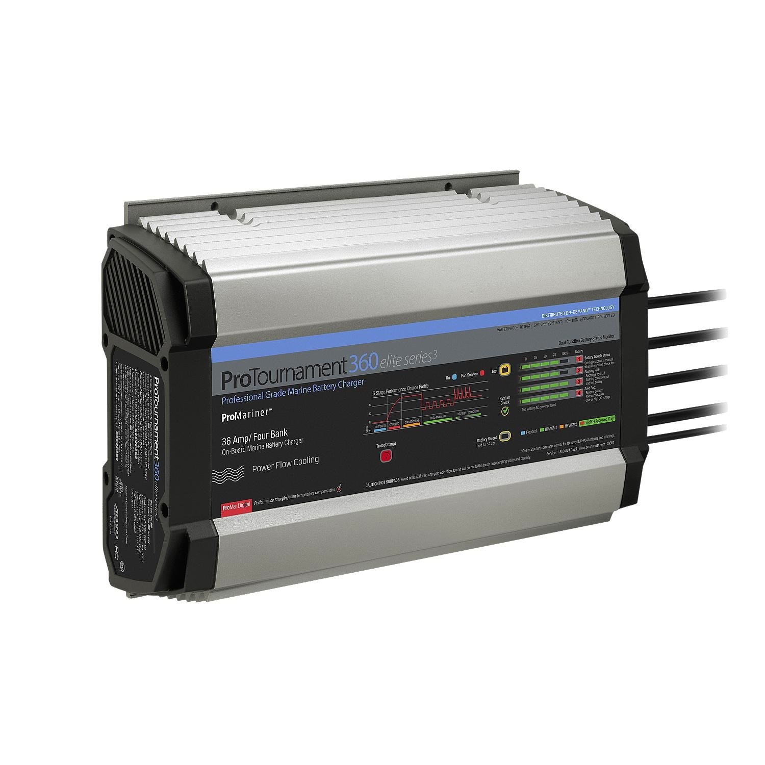 ProMariner ProTournament 360 36 Amp Battery Charger 12/24/36/48v 4