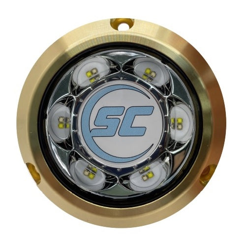 Shadow Caster SC3 Underwater LED Light Bimini Blue 12v Bronze Surface