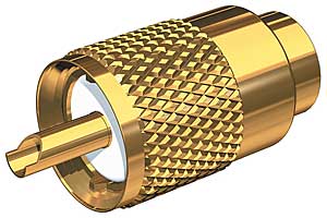 Shakespeare PL259 Gold Plated Connector F/Rg58