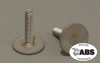 Weld Mount 1.25in Tall #8 X 32 PS62-832-20SS-10 SS Stud 0.62in Base