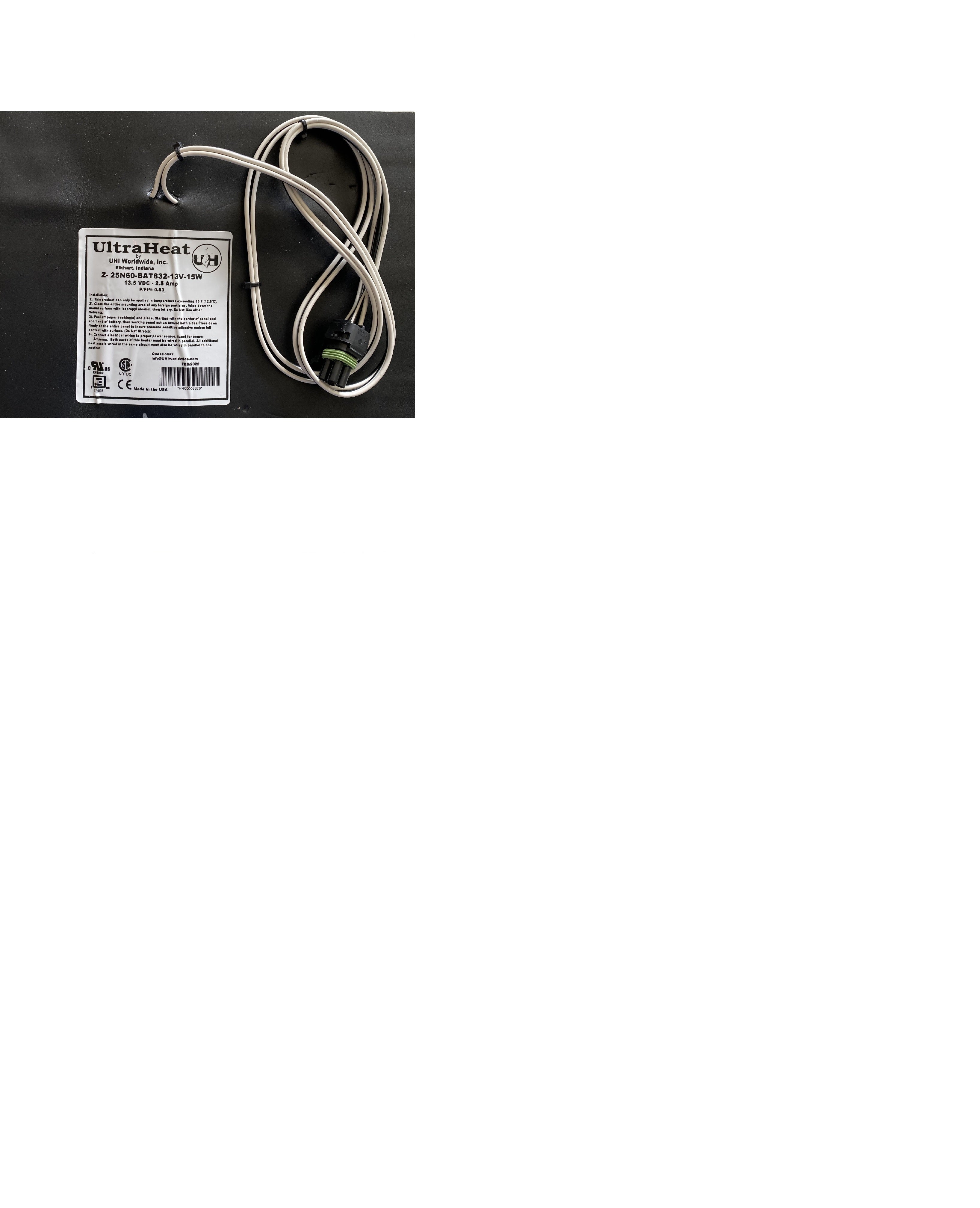 Xantrex Heater Blanket for 105AH and 125AH Batteries