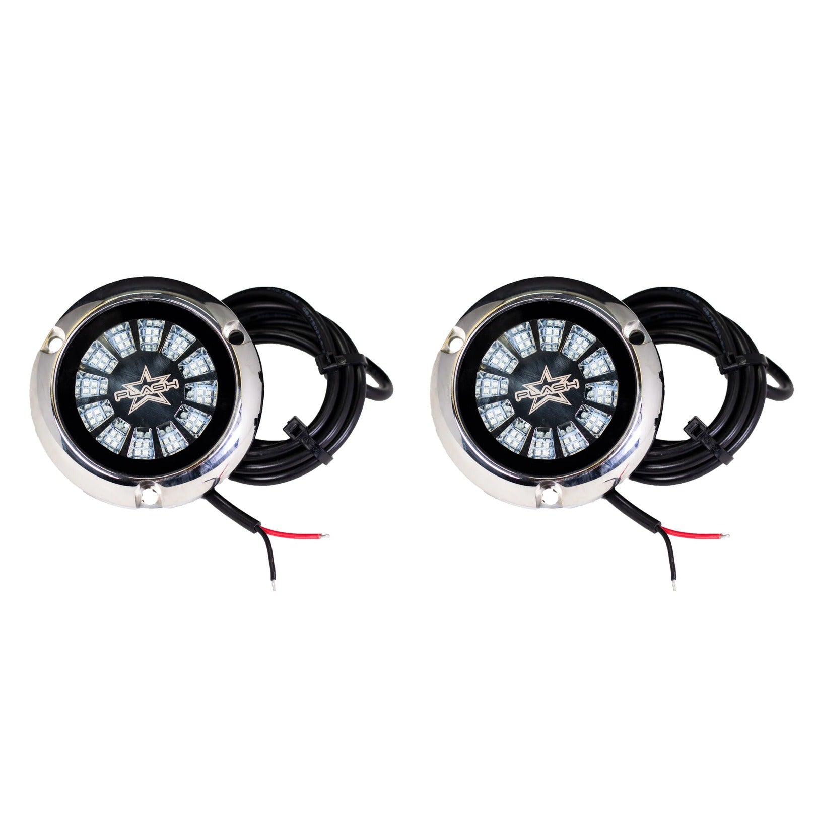 PLASHLIGHTS EPIK Underwater Transom Light - RGBW Internal Controller - Pair